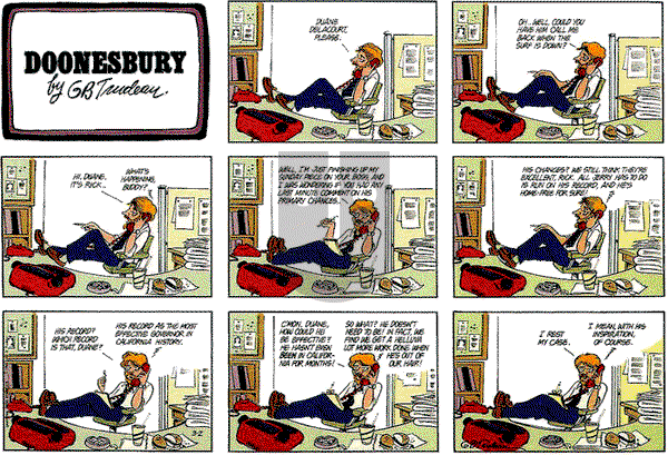 Doonesbury on Sunday March 2, 1980 Comic Strip