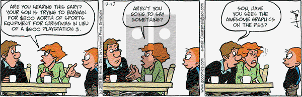 Cleats on Wednesday December 13, 2006 Comic Strip