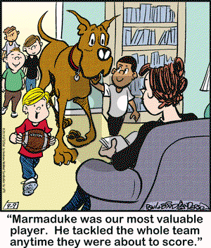 Marmaduke on Monday September 9, 2019 Comic Strip