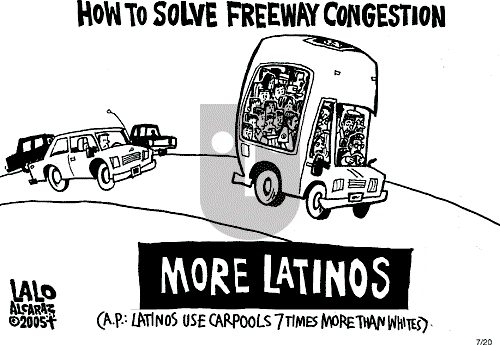 Lalo Alcaraz on Wednesday July 20, 2005 Comic Strip