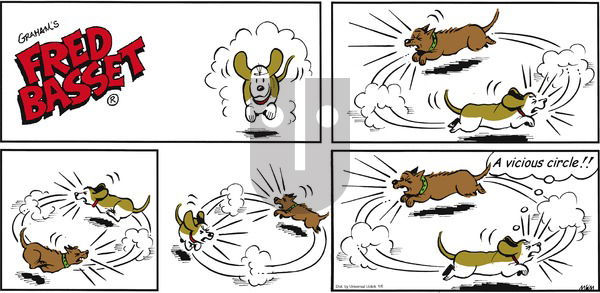 Fred Basset on Sunday January 6, 2013 Comic Strip