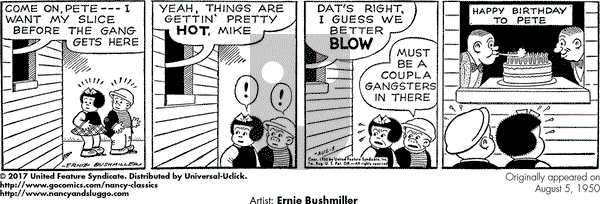Nancy Classics on Saturday August 5, 2017 Comic Strip