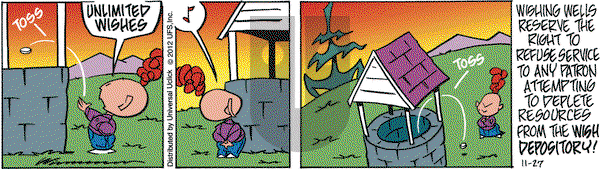 Rose is Rose on Tuesday November 27, 2012 Comic Strip