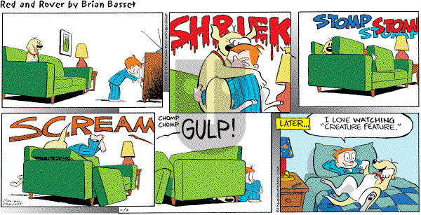 Red and Rover on Sunday November 2, 2008 Comic Strip