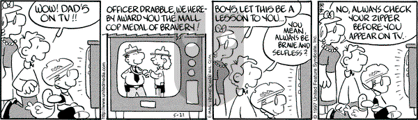 Drabble on Wednesday May 21, 1997 Comic Strip