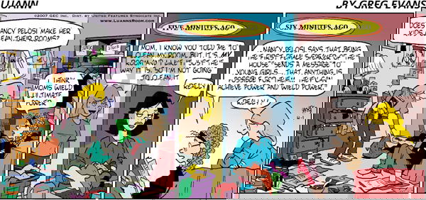 Luann on Sunday April 1, 2007 Comic Strip
