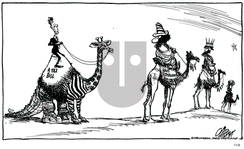 Pat Oliphant on Saturday November 9, 1985 Comic Strip