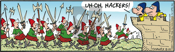 Frank and Ernest on Wednesday August 10, 2011 Comic Strip
