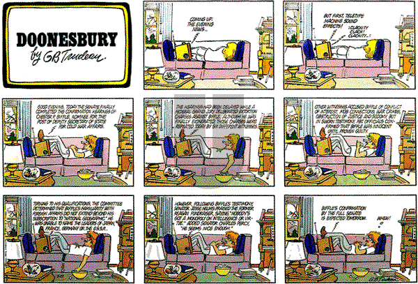 Doonesbury - Sunday March 22, 1981 Comic Strip