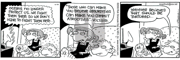 Soup to Nutz - Old on Saturday April 22, 2006 Comic Strip