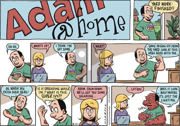 Adam@Home on Sunday August 21, 2016 Comic Strip