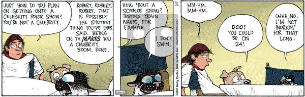 Get Fuzzy on Wednesday February 7, 2007 Comic Strip