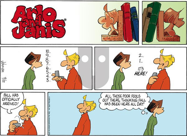 Arlo and Janis on Sunday September 22, 2013 Comic Strip