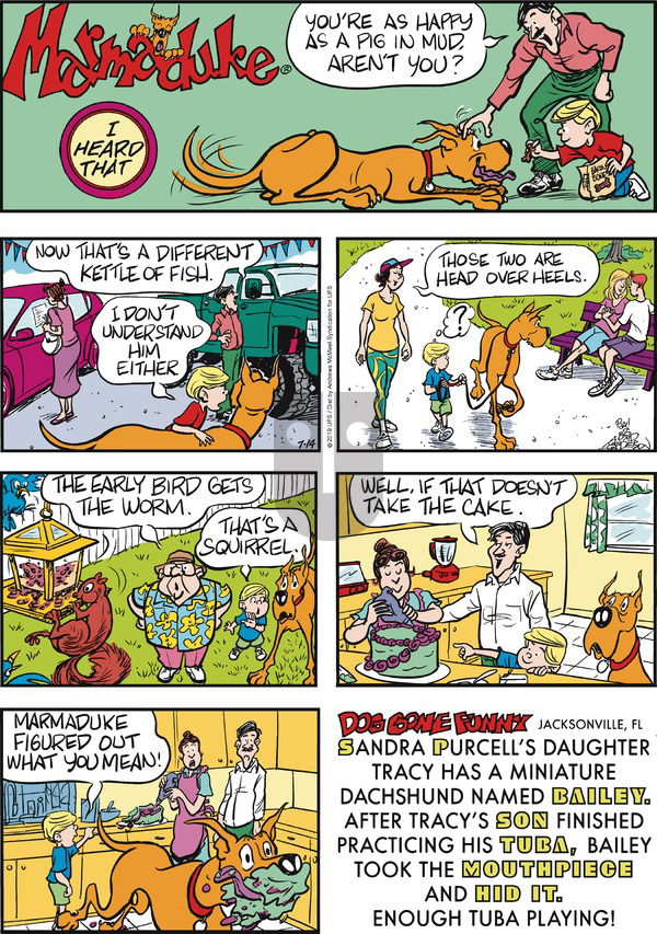 Marmaduke on Sunday July 14, 2019 Comic Strip