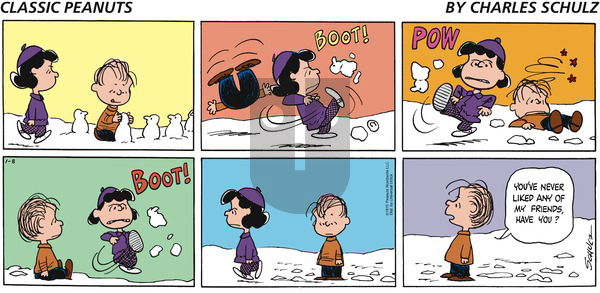 Peanuts - Sunday January 8, 2017 Comic Strip