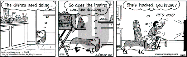 Fred Basset on Wednesday June 26, 2002 Comic Strip