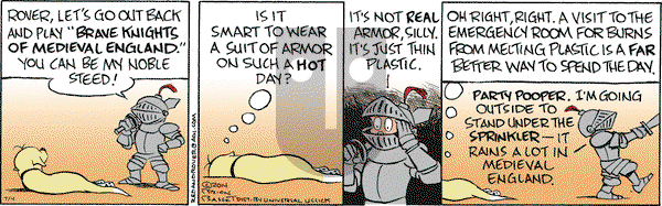 Red and Rover on Friday July 4, 2014 Comic Strip