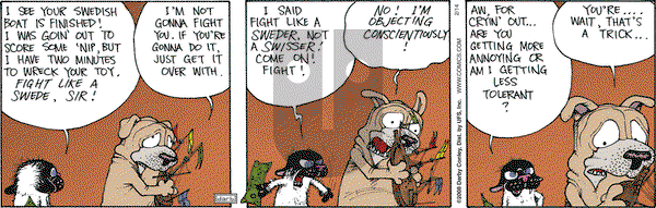 Get Fuzzy on Thursday February 14, 2008 Comic Strip