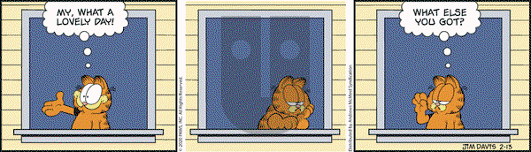 Garfield on Thursday February 13, 2020 Comic Strip