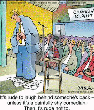 Cornered on Thursday May 15, 2025 Comic Strip