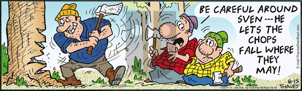 Frank and Ernest on Friday June 15, 2018 Comic Strip