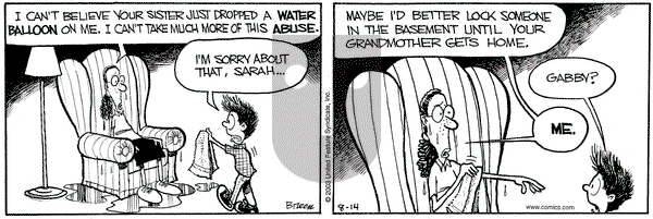 Grand Avenue on Friday August 15, 2003 Comic Strip