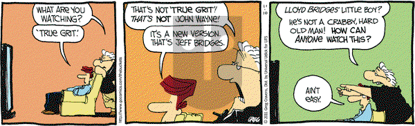 The Buckets on Thursday November 10, 2011 Comic Strip