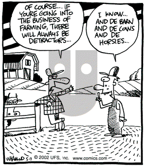 Reality Check on Tuesday May 7, 2002 Comic Strip