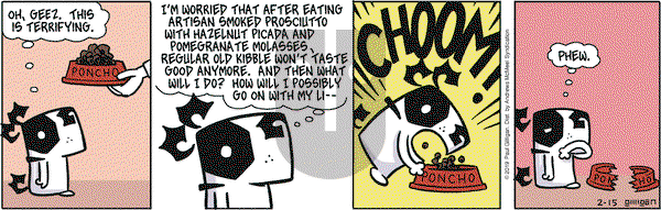 Pooch Cafe on Friday February 15, 2019 Comic Strip