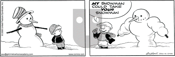 Nancy on Friday January 4, 2008 Comic Strip