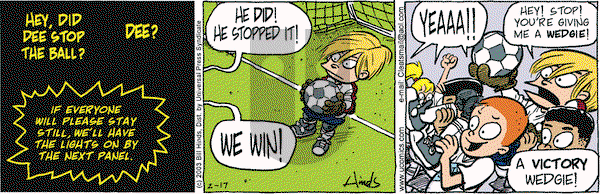 Cleats on Monday February 17, 2003 Comic Strip