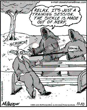 Close to Home - Wednesday November 10, 2004 Comic Strip