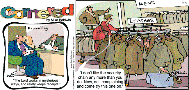 Cornered on Sunday October 12, 2003 Comic Strip