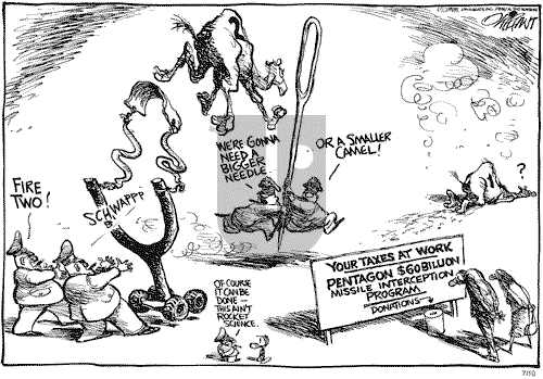 Pat Oliphant on Monday July 10, 2000 Comic Strip