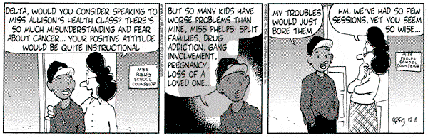 Luann on Tuesday December 8, 1998 Comic Strip
