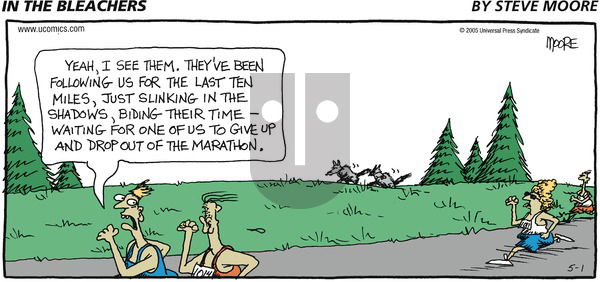 In the Bleachers on Sunday May 1, 2005 Comic Strip