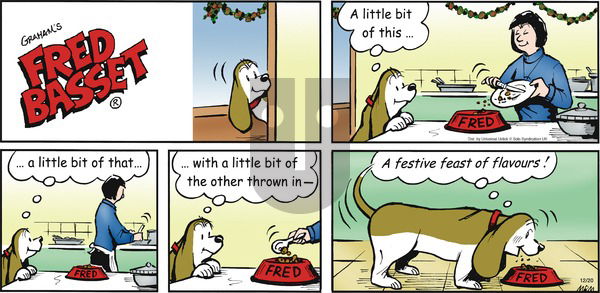 Fred Basset on Sunday December 20, 2015 Comic Strip