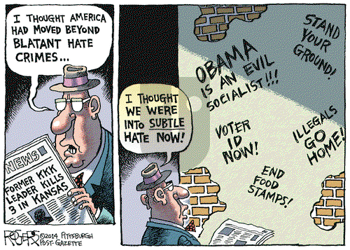Rob Rogers on Thursday April 17, 2014 Comic Strip