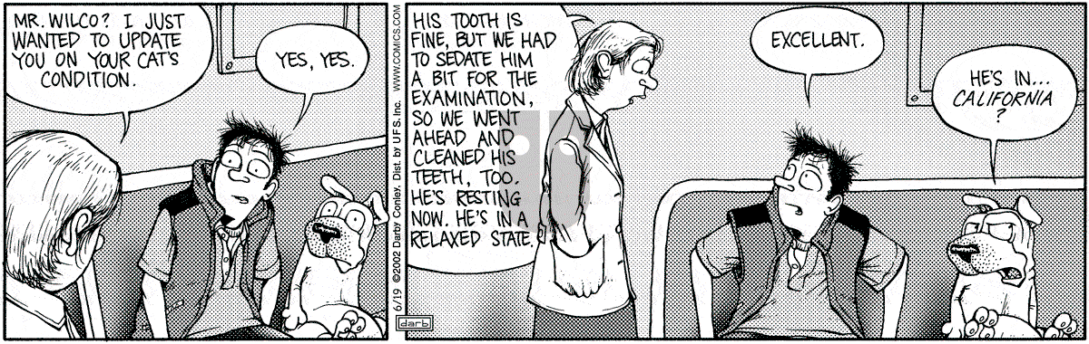Get Fuzzy - Wednesday June 19, 2002 Comic Strip