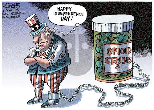 Rob Rogers on Tuesday July 4, 2017 Comic Strip