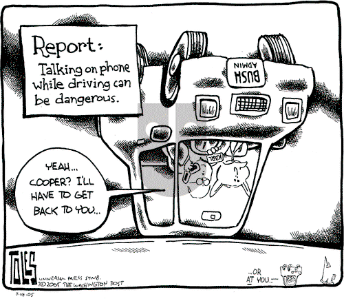 Tom Toles on Sunday July 31, 2005 Comic Strip