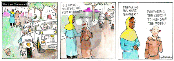 Francis on Monday July 14, 2025 Comic Strip