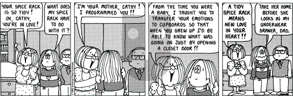 Cathy Classics on Monday April 9, 1990 Comic Strip