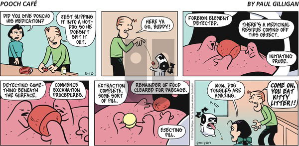 Pooch Cafe on Sunday March 10, 2019 Comic Strip