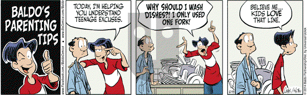 Baldo on Saturday February 15, 2014 Comic Strip