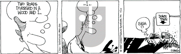 The Buckets on Wednesday June 25, 1997 Comic Strip
