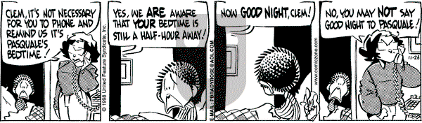 Rose is Rose on Thursday November 26, 1998 Comic Strip