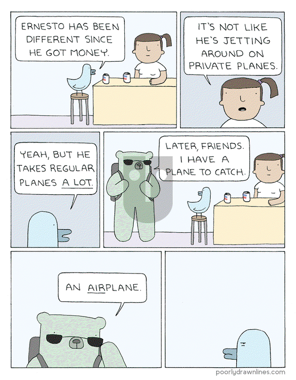 Poorly Drawn Lines on Wednesday August 15, 2018 Comic Strip