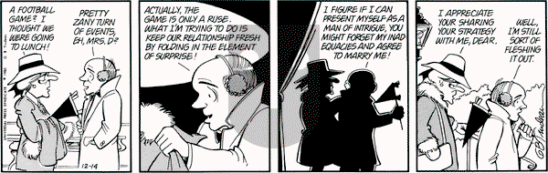 Doonesbury on Wednesday December 14, 1988 Comic Strip