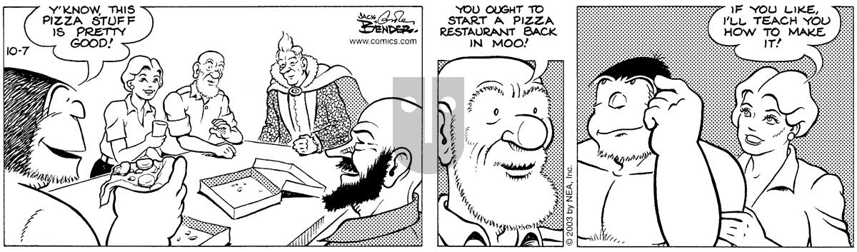 Alley Oop - Tuesday October 7, 2003 Comic Strip
